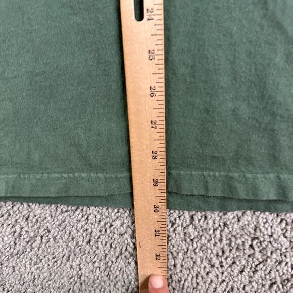 Life Is Crap Shirt Mens Large Green Blue Angry Golfer Golf Cart Short Sleeve - Picture 7 of 9